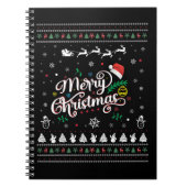Funny Ugly Merry Kerstmis Notitieboek (Voorkant)