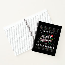 Funny Ugly Merry Kerstmis Notitieboek