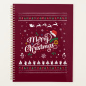 Funny Ugly Merry Kerstmis Planner (Voorkant)
