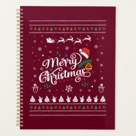 Funny Ugly Merry Kerstmis Planner