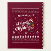 Funny Ugly Merry Kerstmis Planner (Achterkant)