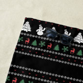 Funny Ugly Merry Kerstmis Strandlaken (In situ)