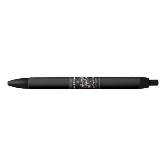 Funny Ugly Merry Kerstmis Zwarte Inkt Pen (Voorkant)