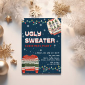 Funny Ugly Sweater Christmas Party Kaart