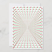 Funny Ugly Sweater Kerstparty Chalkboard Kaart (Achterkant)