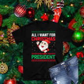 Funny Ugly Sweater New President Kerstmis T-Shirt