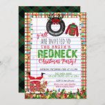 Funny Ugly Sweater Redneck Kerstparty Kaart<br><div class="desc">Ik ben trots op al mijn design, als je vragen hebt, als je aangepaste wijzigingen wilt aanbrengen in het ontwerp, of als je wilt dat coördinerende items overeenkomen en me nodig hebben om het te creëer, neem dan direct contact op met Megan met Emma Sue Bow-tique op megan@emmasuebowtique.com. Zazzle biedt...</div>