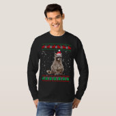 Funny Ugly Sweater Xmas Animals T-shirt (Voorkant volledig)
