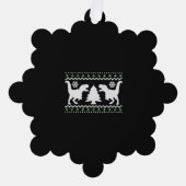 Funny Ugly T REX Kerstmis Ornament Kaart (Voorkant)