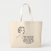 Funny Uh-huh, Huh-uh Court Reporter Canvas tas (Voorkant)