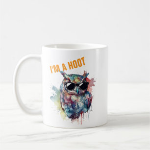 Funny Uil Mok - Ik Ben Een Lach Custom Koffiekopje