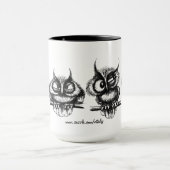 Funny uilt de mok van de inkttekenkunst van de pen (Midden)