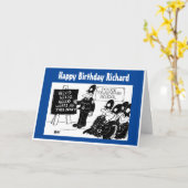 Funny UK Police Training School Greetday Birthday Kaart (Gele Bloem)