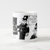 Funny UK Police Training School Grote Koffiekop (Voorkant)