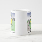 Funny UK Traffic Police Cartoon Grote Koffiekop (Voorkant)