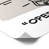 Funny UK Traffic Police Cartoon Poster (Hoek)