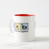 Funny Ukulele en Science Mok (Voorkant links)