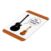Funny Ukulele Magneet (Linkerzijde)