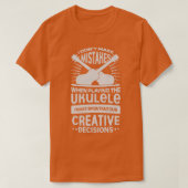 Funny Ukulele Player Gift T-shirt (Design voorkant)