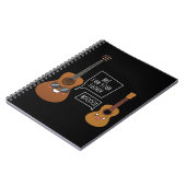 Funny Ukulele Player Guitar Music Humor Notitieboek (Linkerzijde)