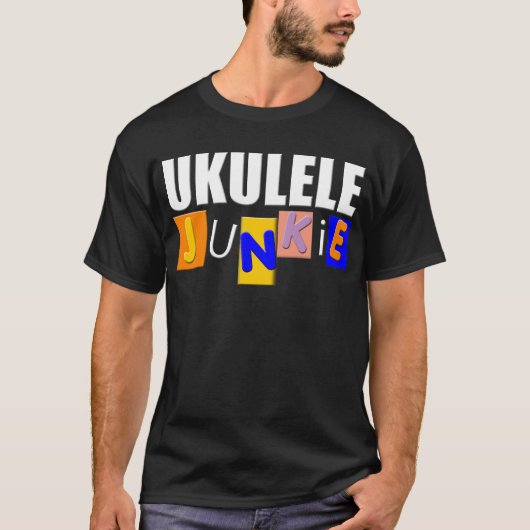Funny Ukulele T-shirt (Voorkant)