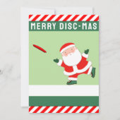 Funny Ultimate Frisbee Feestdagenkaart (Voorkant)