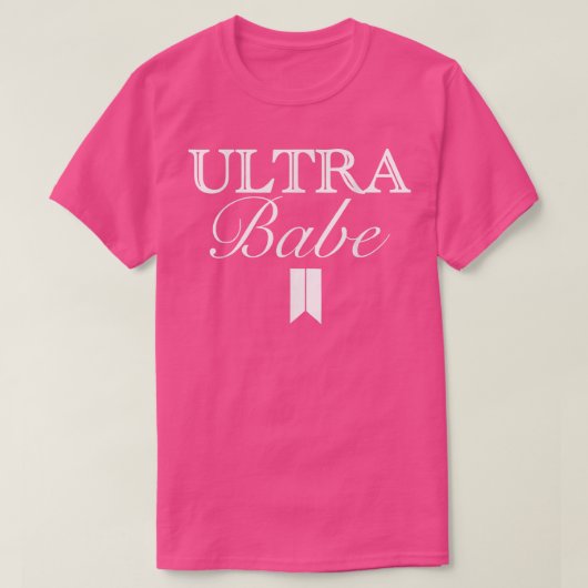 Funny Ultra Babe Apparel T-shirt (Design voorkant)