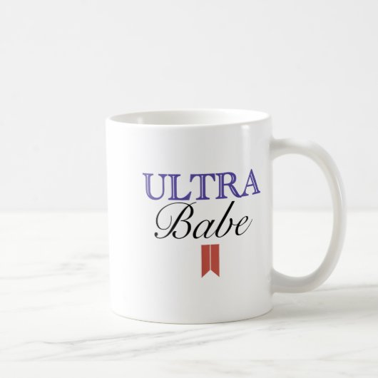 Funny Ultra Babe Funny Patriotic Quote Koffiemok (Rechts)
