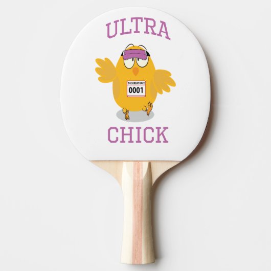 Funny Ultra Chick Runner Tafeltennisbatje (Voorkant)