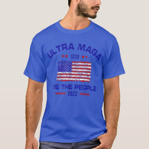 Funny Ultra Maga Amerikaanse vlag UltraMaga R T-shirt