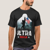Funny Ultra Maga Vintage American Flag Ultra Maga