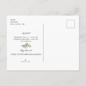 Funny Ultrasound Baby shower Roze uitnodiging (Achterkant)