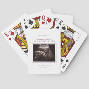 Funny Ultrasound foto Stocking Stuffer Pokerkaarten