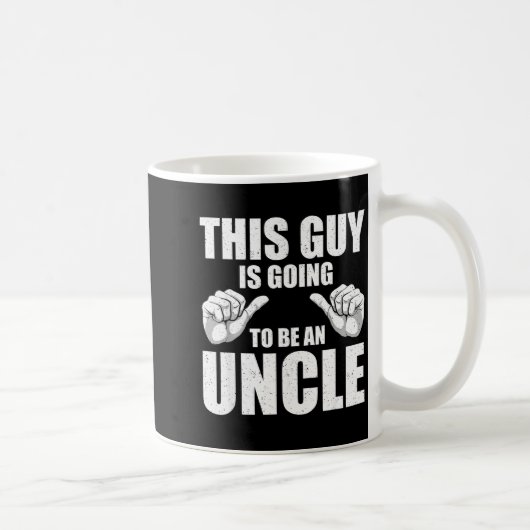 Funny Uncle Design For Uncle Men First Time Uncle  Koffiemok (Rechts)