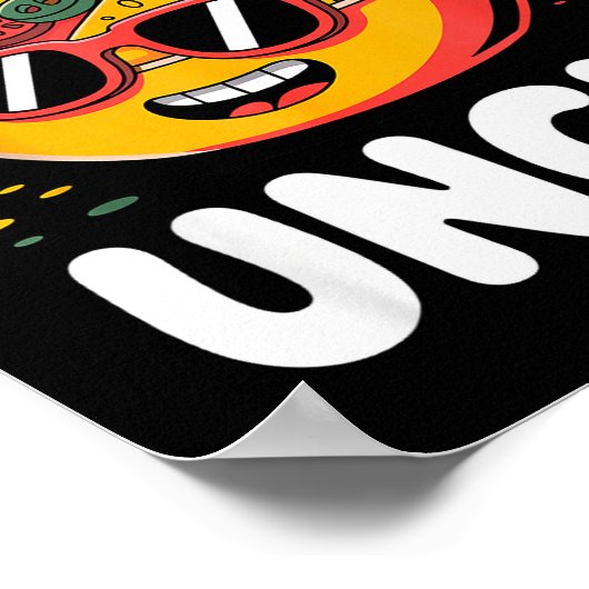 Funny Uncle Design For Uncle Men First Time Uncle  Poster (Hoek)