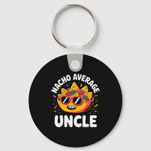 Funny Uncle Design For Uncle Men First Time Uncle  Sleutelhanger (Voorkant)