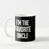 Funny Uncle I'm The Favorite Uncle Funny Sarcastic Koffiemok (Links)
