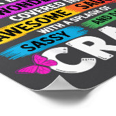 Funny Uncle Quote Sy Cool Uncle Men  Poster (Hoek)