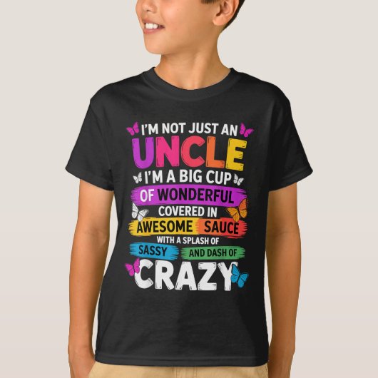Funny Uncle Quote Sy Cool Uncle Men  T-shirt (Voorkant)