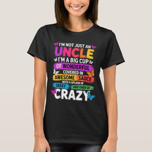Funny Uncle Quote Sy Cool Uncle Men T-shirt (Voorkant)