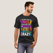 Funny Uncle Quote Sy Cool Uncle Men  T-shirt (Voorkant volledig)