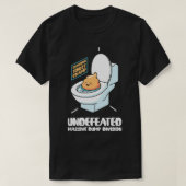 Funny Undefaved Massive Dump Division Toilet Clog T-shirt (Design voorkant)