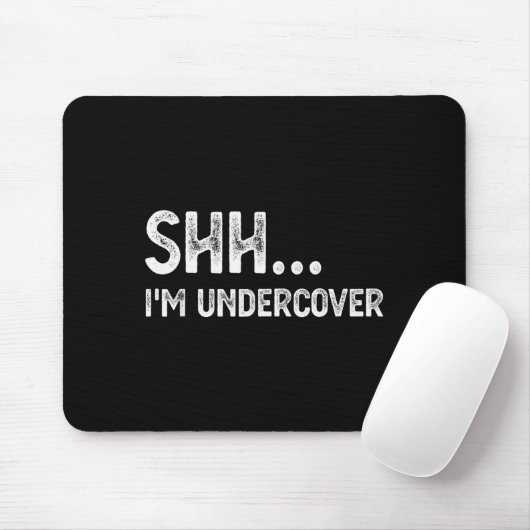 Funny Undercover Cop Easy Costume Lice  Muismat (Met muis)