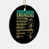 Funny Understanding Engineer Definition grappig Keramisch Ornament (Rechts)
