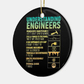 Funny Understanding Engineer Definition grappig Keramisch Ornament (Links)