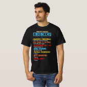 Funny Understanding Engineers and Funny Engineerin T-shirt (Voorkant volledig)