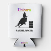 Funny Unicorn Barrel Racer Blikjeskoeler (Voorkant)
