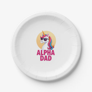 Funny Unicorn Dad Laufey Men Father's Day Christma Papieren Bordje