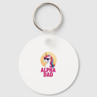 Funny Unicorn Dad Laufey Men Father's Day Christma Sleutelhanger