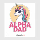 Funny Unicorn Dad Laufey Men Father's Day Christma Sticker (Vel)